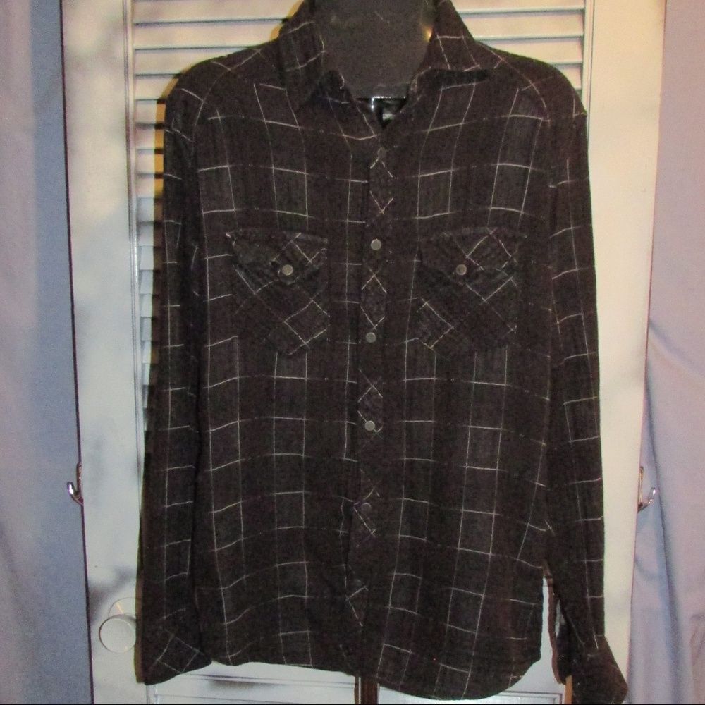 Buckle Med Slim Fit Med flannel - Picture 1 of 6
